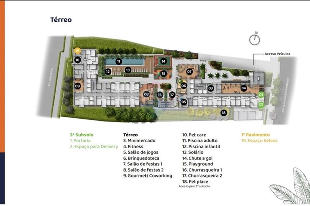 Apartamento - Venda - São Paulo , São Paulo - Implantação Térreo Vibra Veleiros.jpg - 601421023-2