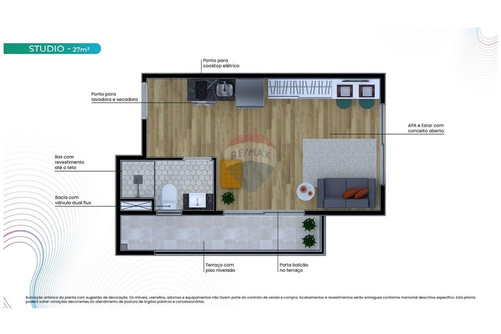 Residential - Studio - São Paulo , São Paulo - BR - Planta 03.jpg - 601361048-19