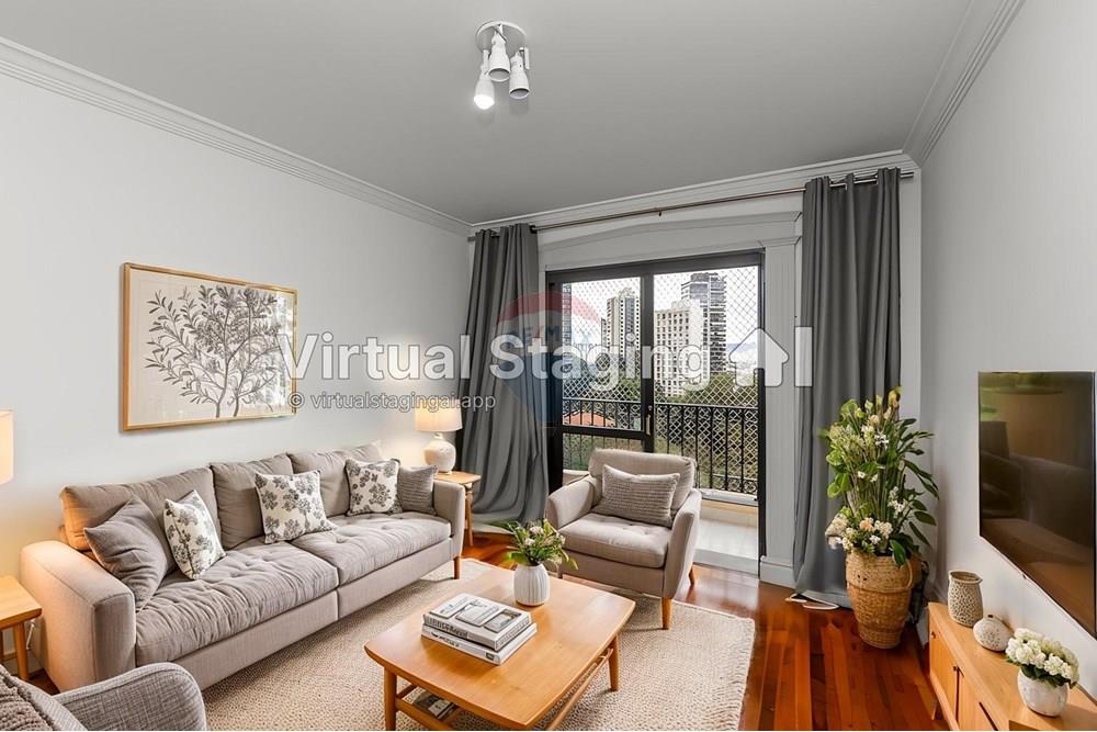 Apartamento - Venda - São Paulo , São Paulo - IMG_528016 - Living Room - Scandinavian.jpg - 602191022-3