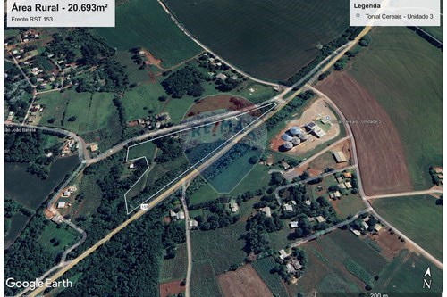 Venda-Terreno-RS-153 , KM 6,5  - Em frente ao TONIAL Cereais  - Recreio , Passo Fundo , Rio Grande do Sul , 99034600-612621034-49