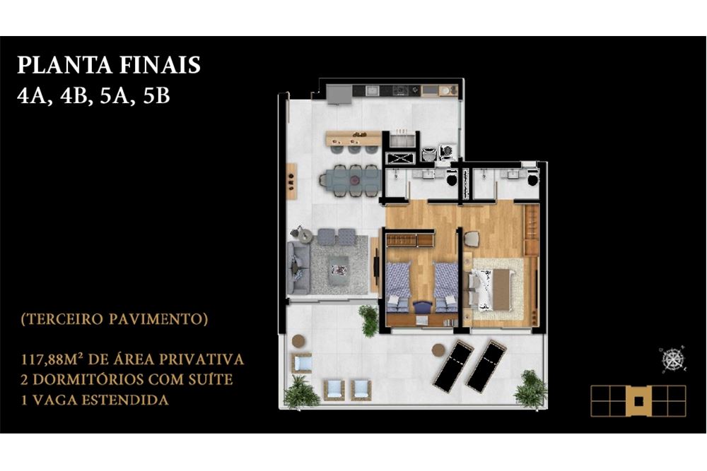 Apartamento à venda com 2 quartos, 117m² - Foto 23