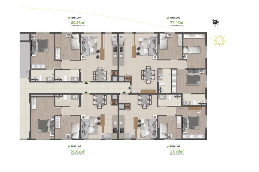 Apartamento à venda com 2 quartos, 93m² - Foto 5