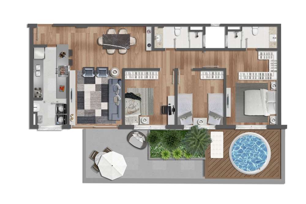 Apartamento à venda com 3 quartos, 130m² - Foto 11