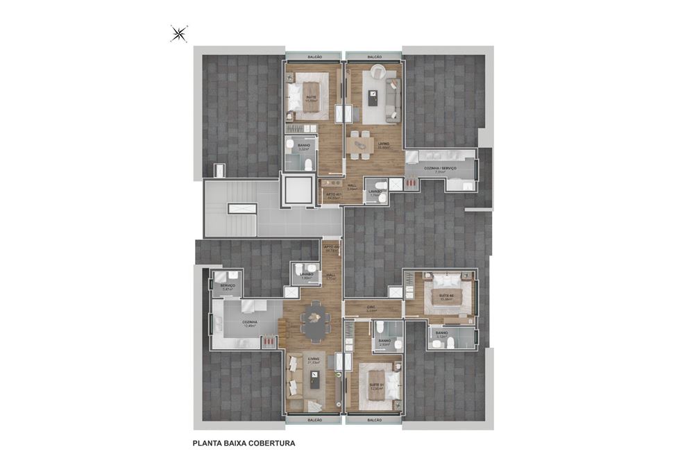 Apartamento à venda com 2 quartos, 79m² - Foto 9