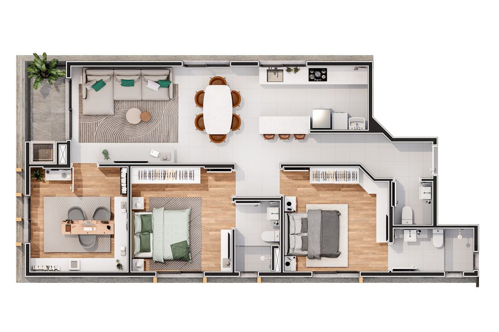 Apartamento à venda com 2 quartos, 120m² - Foto 11