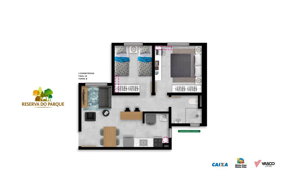 Apartamento à venda com 1 quarto, 24m² - Foto 20