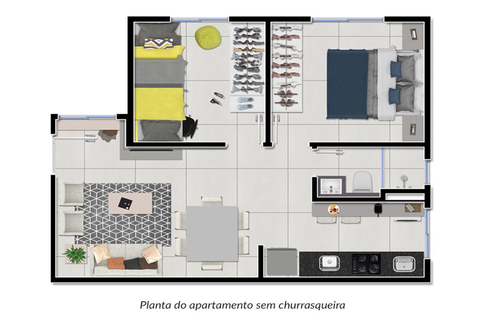 Apartamento à venda com 2 quartos, 45m² - Foto 17