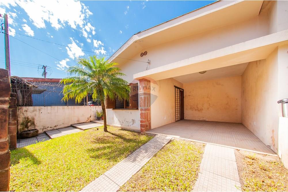 Casa - Venda - Montenegro , Rio Grande do Sul - VISTA FRENTE DA CASA E GARAGEM.jpg - Garagem - 610091023-46