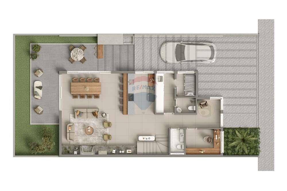 Casa de Condomínio - Venda - Porto Alegre , Rio Grande do Sul - Planta baixa Casa Verdant.jpeg - 610221003-305