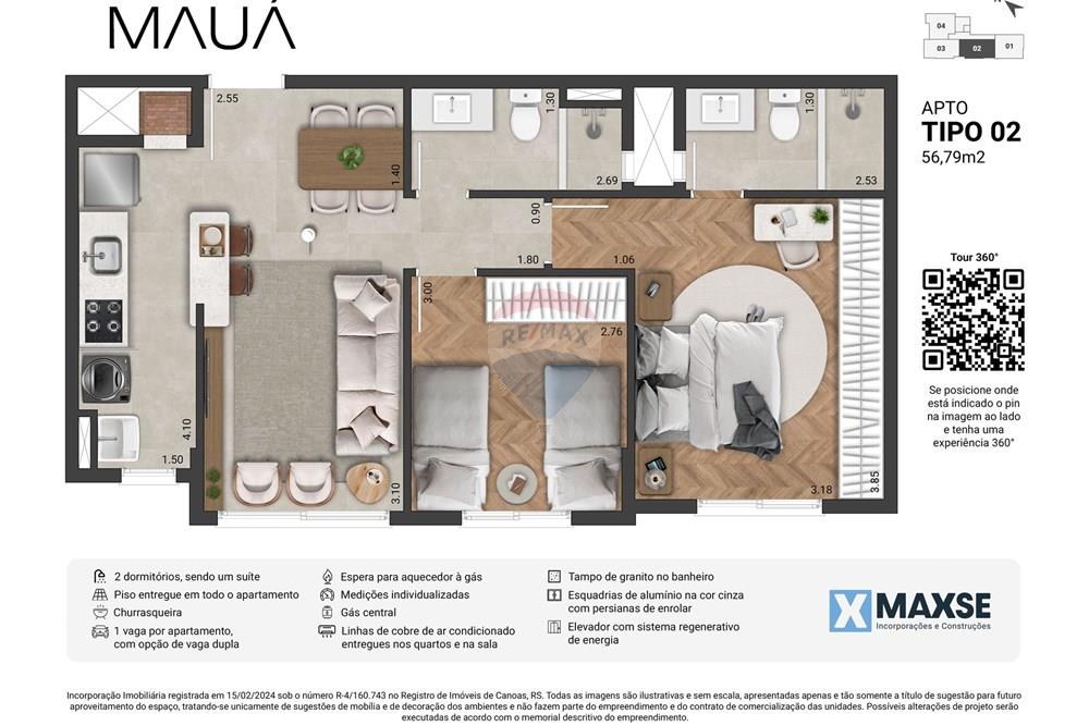 Apartamento - Venda - Canoas , Rio Grande do Sul - MAUÁ - Apartamento final 02(1).jpeg - 612651061-2