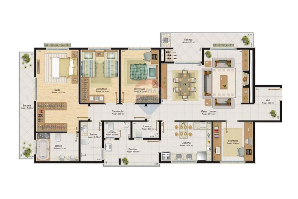 Apartamento - Venda - Pelotas , Rio Grande do Sul - p baixa gabriella.jpeg - Fachada - 610211016-55