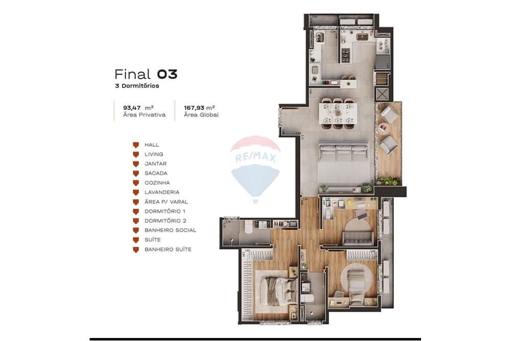 Apartamento - Venda - Passo Fundo , Rio Grande do Sul - planta baixa.jpeg - 612721013-44