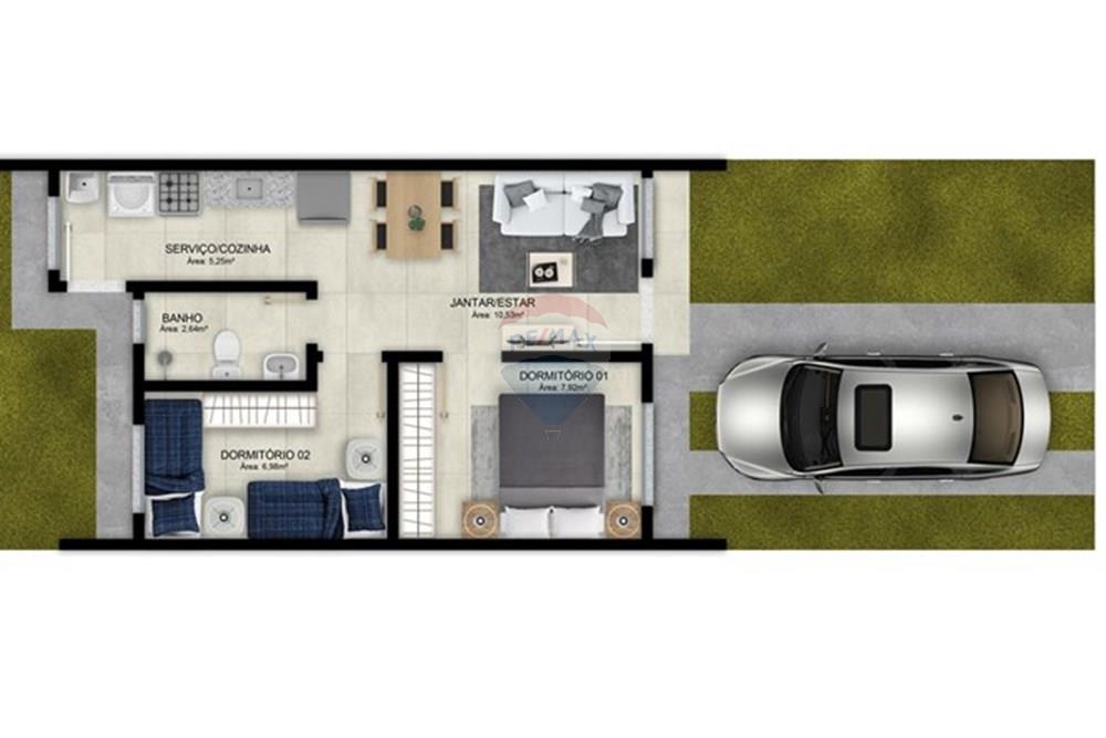 Casa - Venda - Alvorada , Rio Grande do Sul - Solar Dos Pássaros - Casa E (1).jpg - 612531046-220