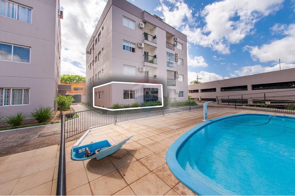 Apartamento - Venda - Montenegro , Rio Grande do Sul - VISTA DA PISCINA PARA O APARTAMENTO.jpg - Fachada - 610091040-33
