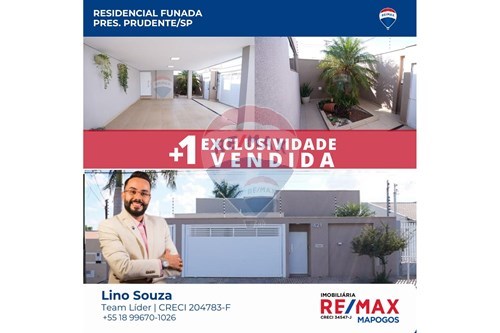 Venda-Casa-Rua Manoel Rodrigues Maia , 421  - Parque Residencial Funada , Presidente Prudente , São Paulo , 19068030-630091025-124