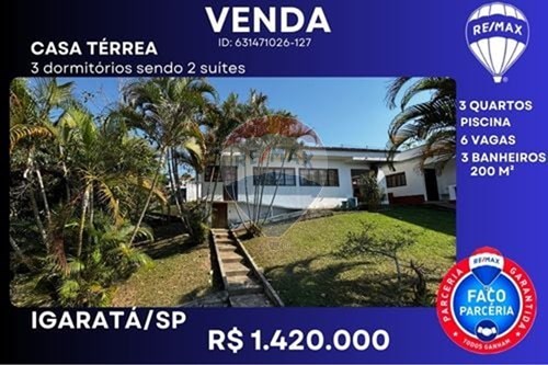 Venda-Casa-Centro , Igaratá , São Paulo , 12350-000-631471026-127
