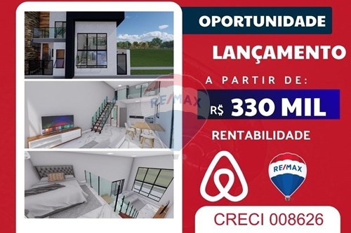 Venda-Apartamento-Rua Carmerinda Atunes Porto , 1  - rua alternativa ao lado do trevo da barbuda  - Geribá , Armação dos Búzios , Rio de Janeiro , 28953-450-630391006-109
