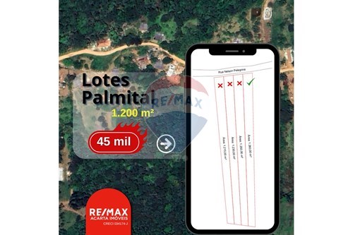 Venda-Terreno-Palmital , Apiaí , São Paulo , 18320000-630241006-20