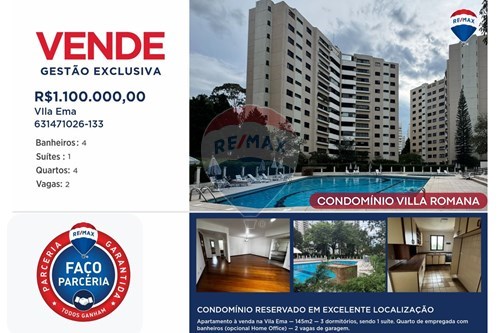 Venda-Apartamento-Vila Ema , São José dos Campos , São Paulo , 12243370-631471026-133