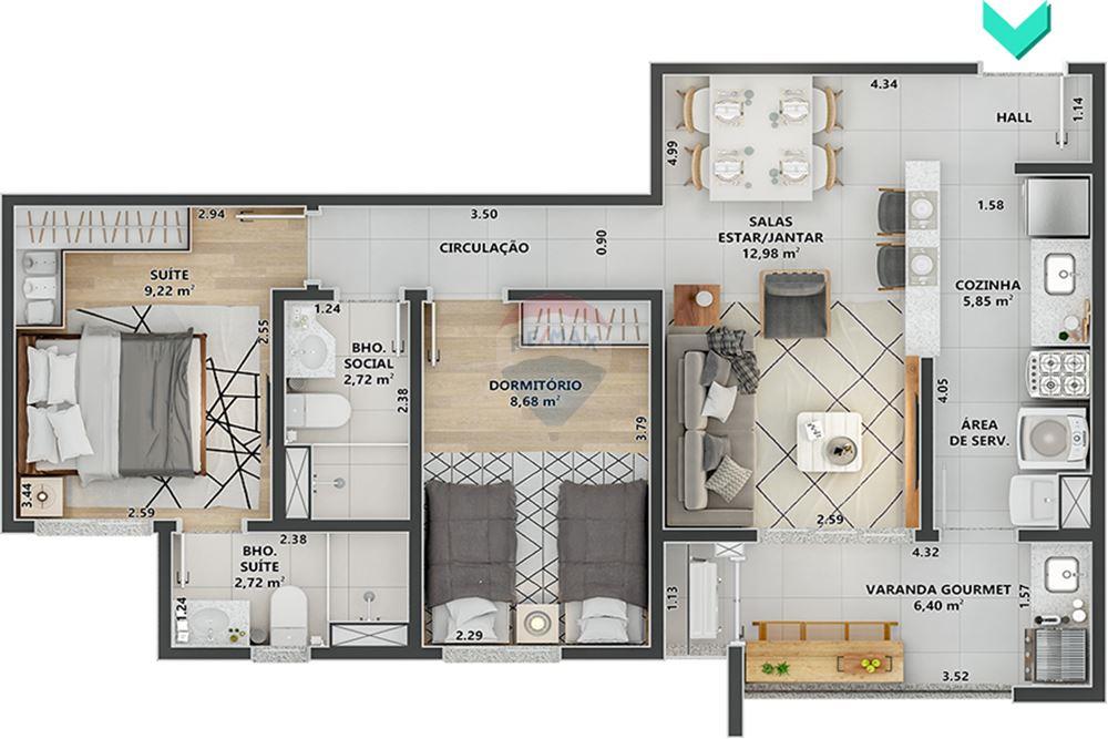 Apartamento - Venda - São José do Rio Preto , São Paulo - 24 - 630401025-28