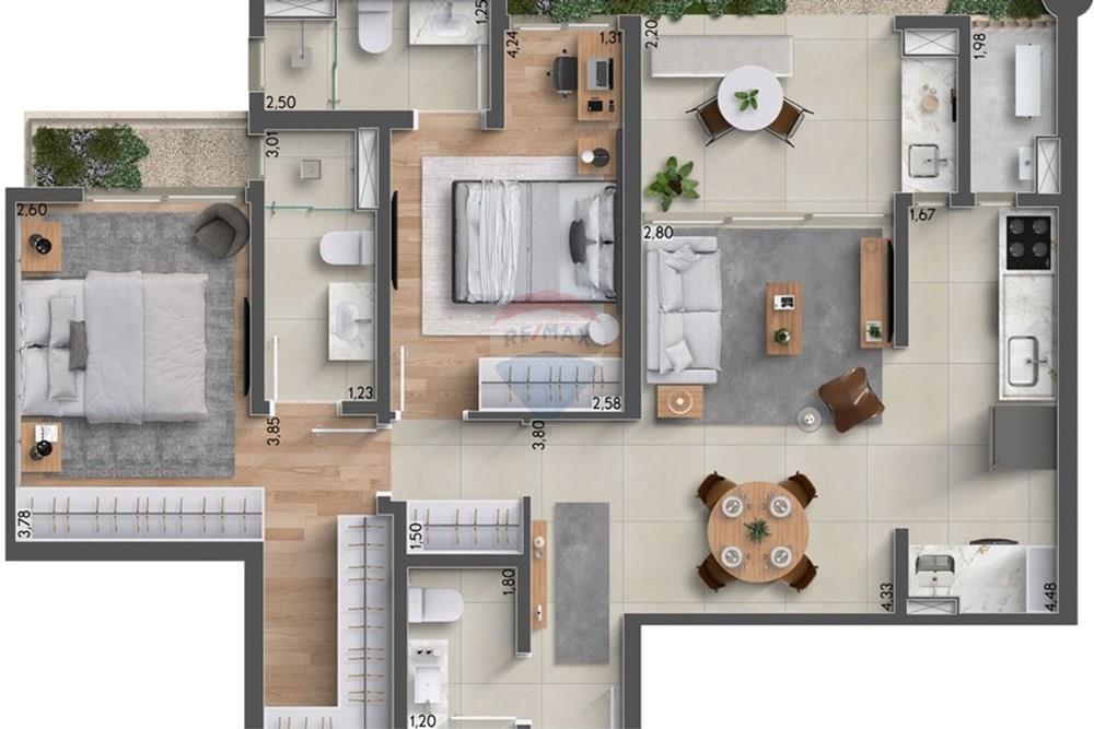 Apartamento - Venda - São José do Rio Preto , São Paulo - Planta tipo 2.jpeg - 631481001-29