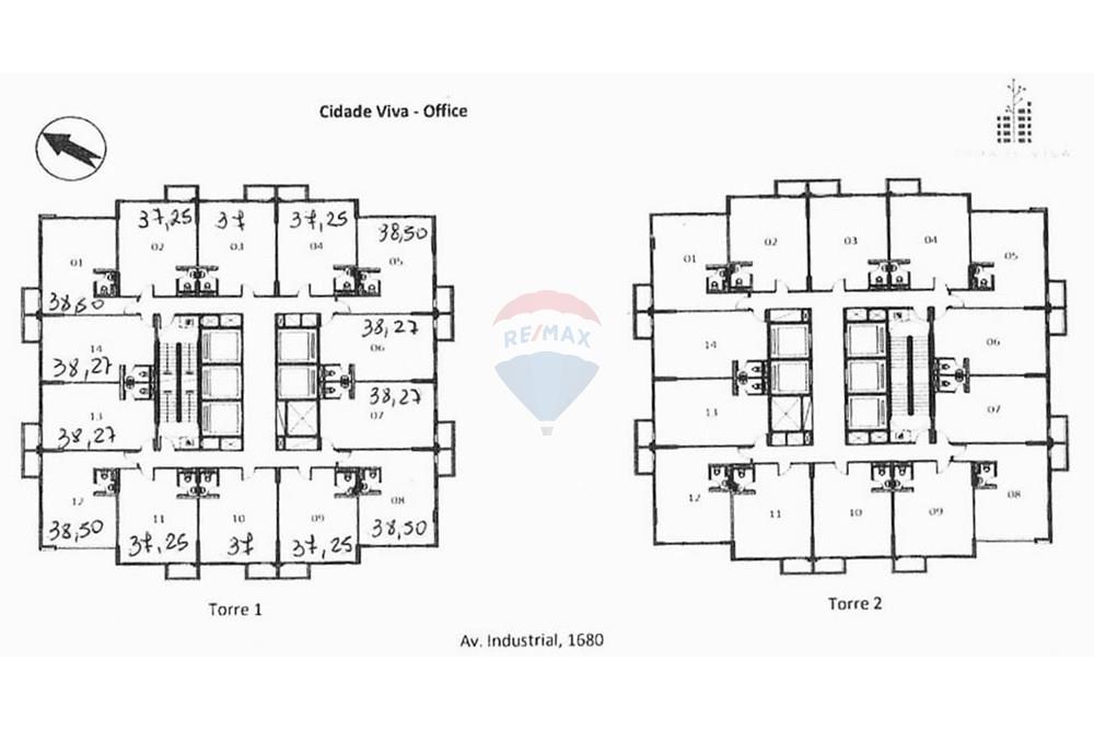 Cj. Comercial/ Sala - Alugar - Santo André , São Paulo - Planta Salas.jpeg - 631341001-289