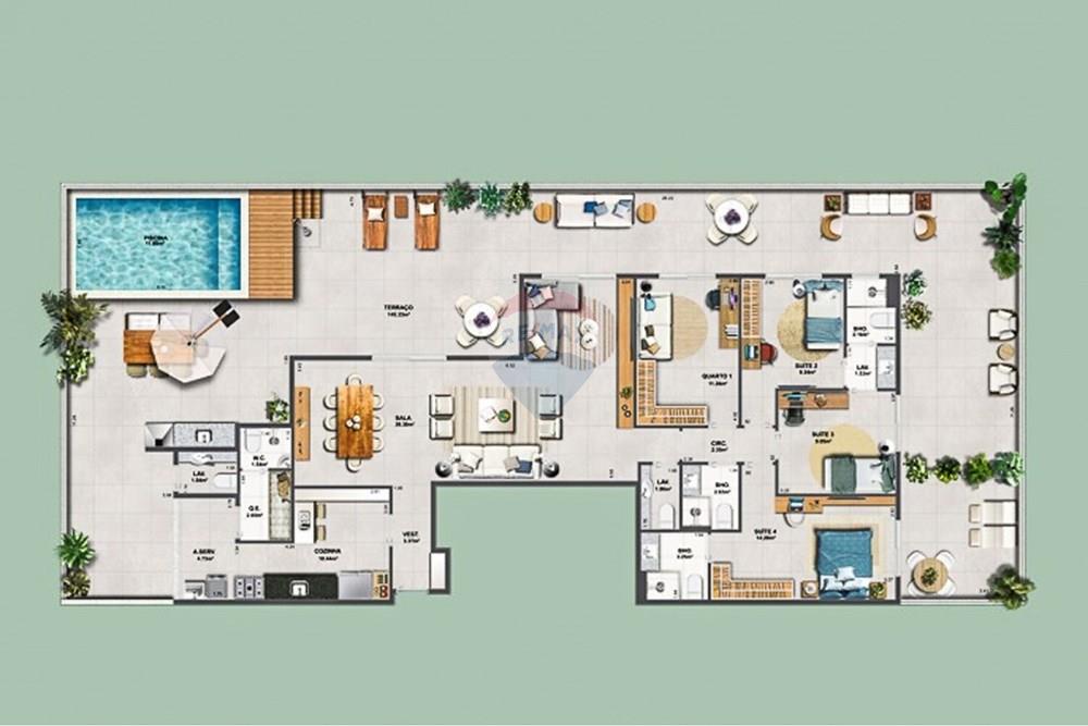 Cobertura - Venda - Niterói , Rio de Janeiro - Imagem Planta Cobertura 2.jpg - 631621004-57