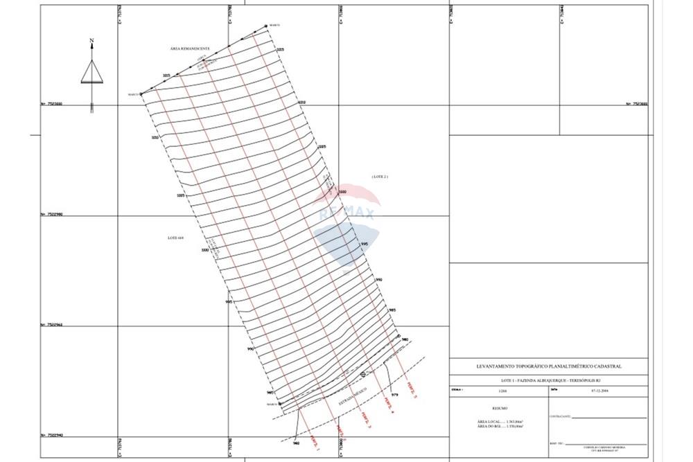 Terreno - Venda - Teresópolis , Rio de Janeiro - Planta da Topografia e curva de níveis.jpeg - 630191109-14