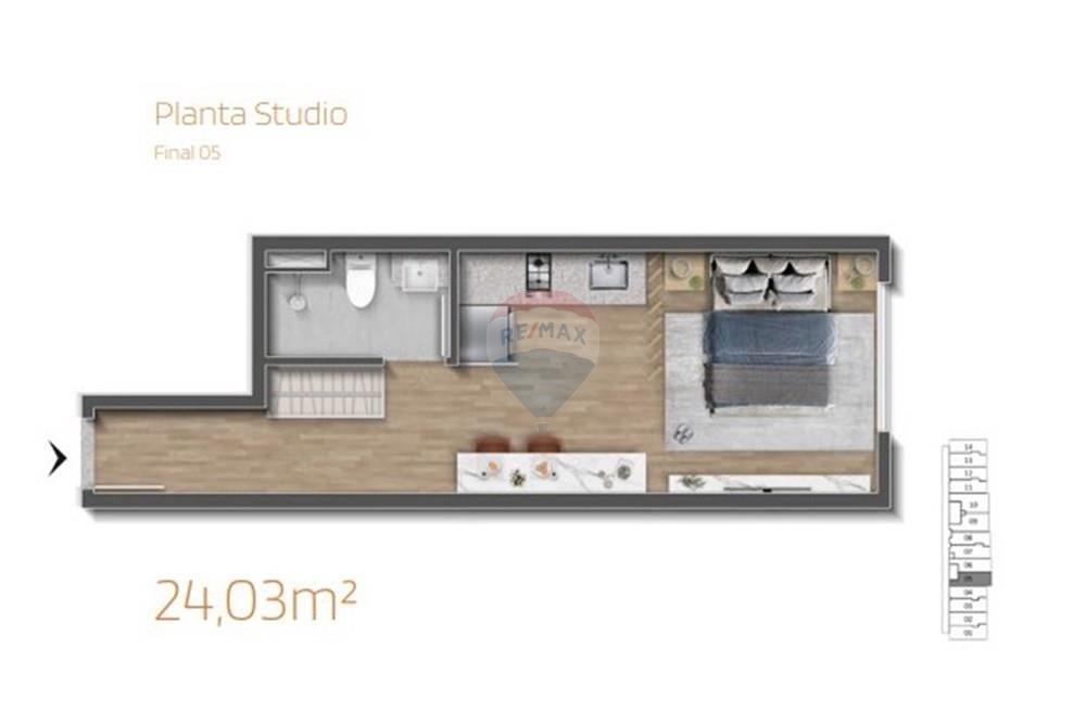 Studio - Venda - Niterói , Rio de Janeiro - planta 24 03.jpg - 631521015-8