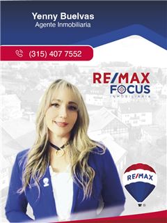 Agente Inmobiliario - Yenny Patricia Buelvas Aldana - RE/MAX Focus