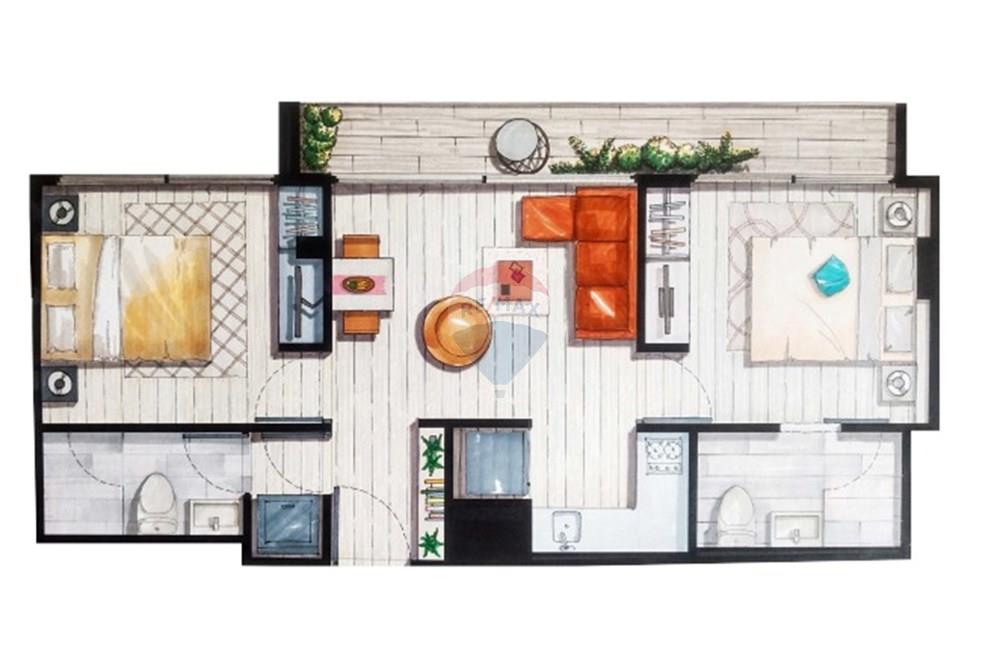 Residential - Asuinhuoneisto - Bogotá, Barrios Unidos - CO - Render plano.jpeg - 660271130-71