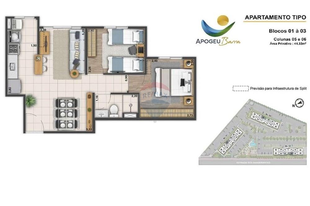 Apartamento à venda com 2 quartos, 44m² - Foto 68