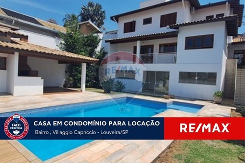 Alugar-Casa de Condomínio-Rodovia Vereador Geraldo Dias , km 80.5  - Estrada Louveira /Vinhedo  - Villaggio Capríccio , Louveira , São Paulo , 13291322-690941025-163