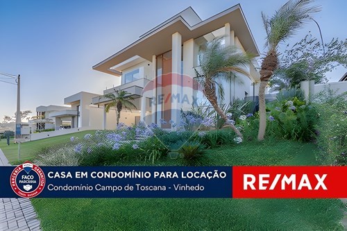 Alugar-Casa de Condomínio-Rua Pistoia , 589  - Condomínio Campo de Toscana  - Campo de Toscana , Vinhedo , São Paulo , 13281028-690941014-80