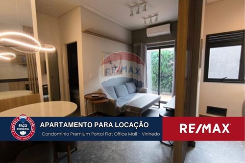 Alugar-Apartamento-Condomínio Premium Portal Flat Office Mall , Vinhedo , São Paulo , 13289300-690941046-75