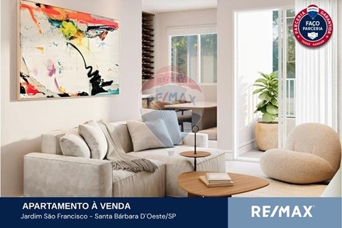 Venda-Apartamento-Rua Caiapós , 106  - Próximo ao Kairós  - Jardim São Francisco , Santa Bárbara d'Oeste , São Paulo , 13456082-690231024-534