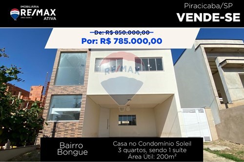 Venda-Casa de Condomínio-Bongue , Piracicaba , São Paulo , 13403600-690781030-17