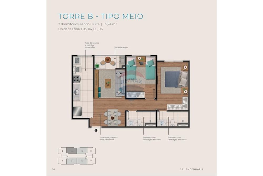 Apartamento - Venda - Jaguariúna , São Paulo - planta torre b meio.jpg - 690671066-24