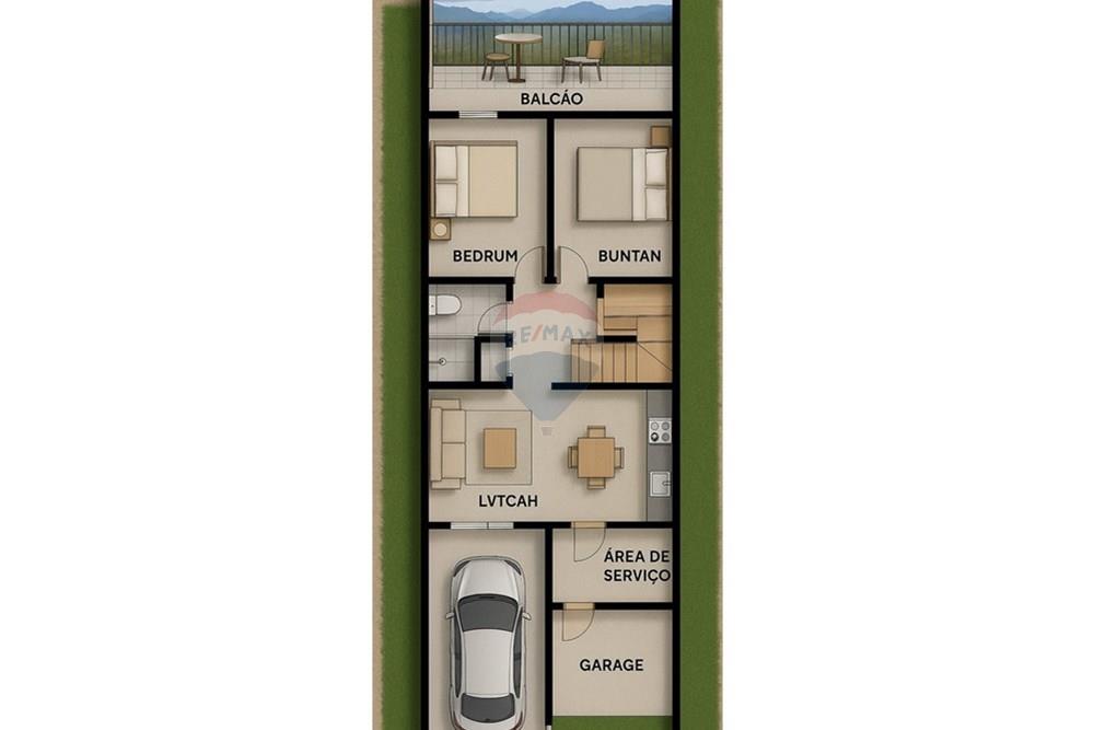 Terreno - Venda - Bragança Paulista , São Paulo - Planta ALTA  da Casa com Vista para Montanhas .jpg - 690141085-21