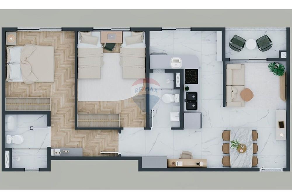 Apartamento - Venda - Santa Bárbara d'Oeste , São Paulo - Planta 2D- Final 03.jpeg - 690231024-534