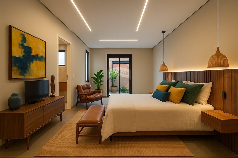 Casa de Condomínio - Venda - Indaiatuba , São Paulo - Milano O12-suite master.jpg - Suite - 690471148-1