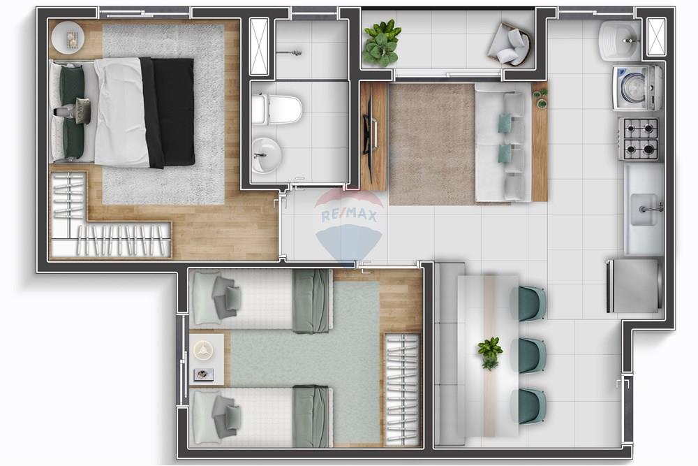 Apartamento - Venda - Hortolândia , São Paulo - HORTOLANDIA_ PLANTA PONTA_HR.jpg - 690171013-32