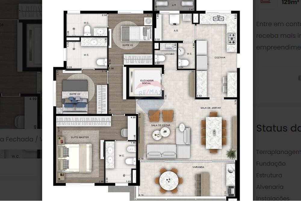 Apartamento - Alugar - Campinas , São Paulo - PLANTA ORIGINAL.jpg - 690681149-56