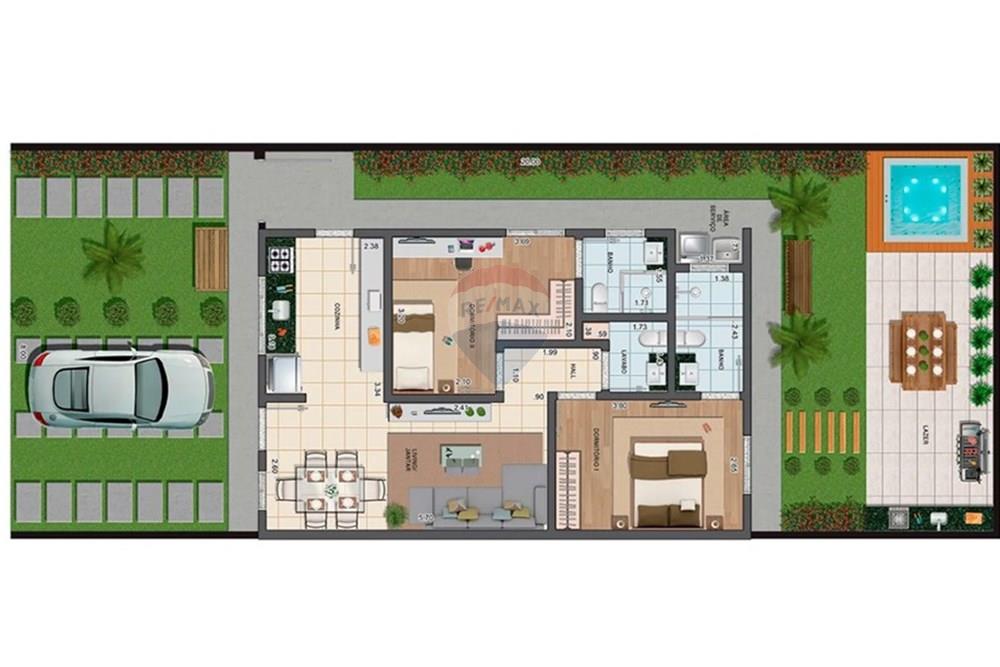 Casa à venda com 2 quartos, 62m² - Foto 62