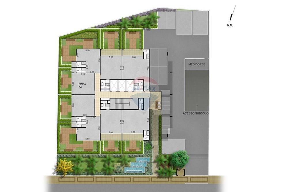 Cj. Comercial/ Sala - Venda - São Paulo , São Paulo - PLANTA TIPO LINK OFFICE JABAQUARA 04.jpg - 691141025-9