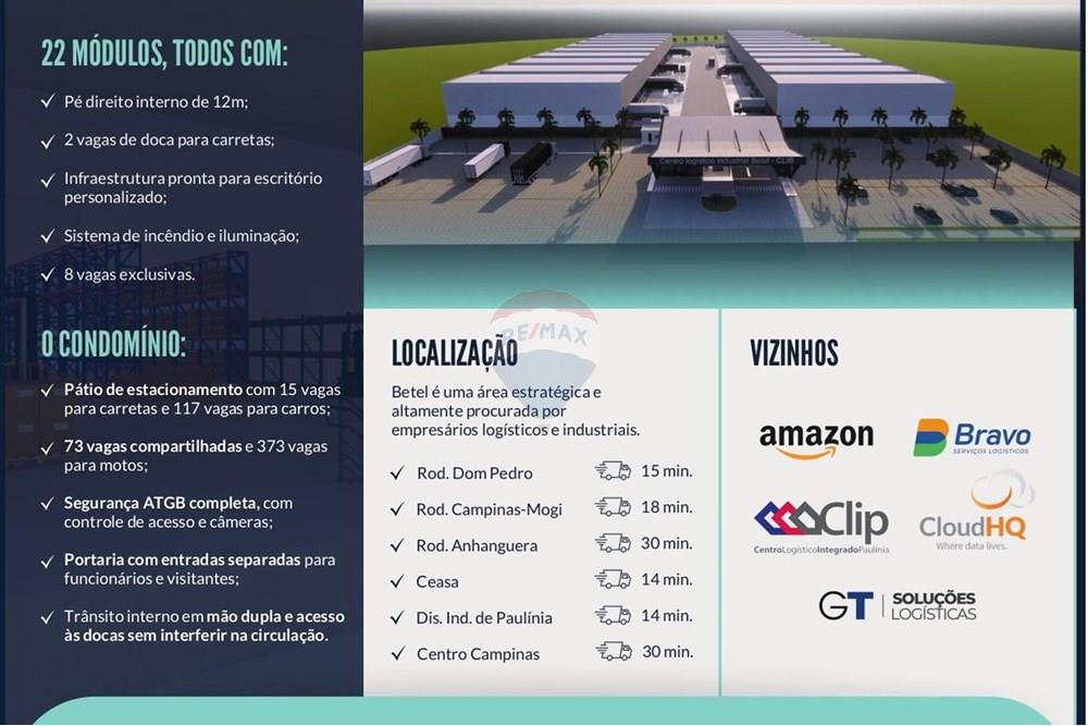 Galpão - Alugar - Paulínia , São Paulo - Dados gerais do CLIB.jpg - 690511297-3