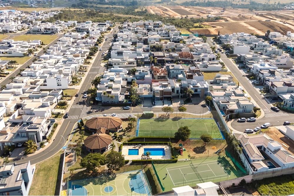 Casa de Condomínio - Venda - Indaiatuba , São Paulo - Lucilla - vista area parcial horiz.jpg - Salão de Festas - 690471148-2