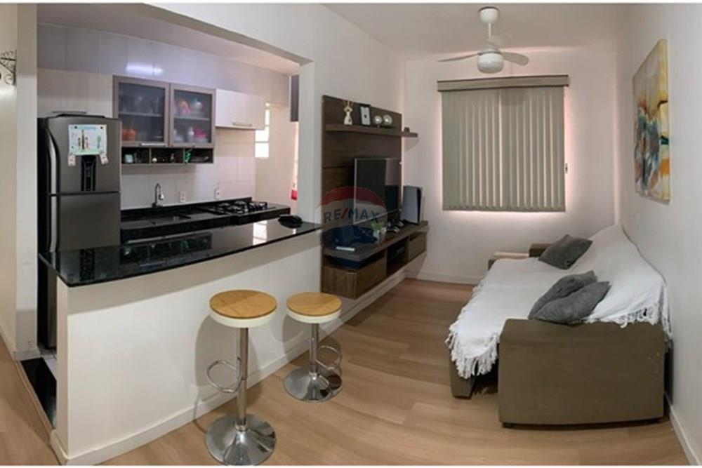 Apartamento - Venda - Mogi Guaçu , São Paulo - sala e cozinha.jpeg - Sala em L - 690521164-8