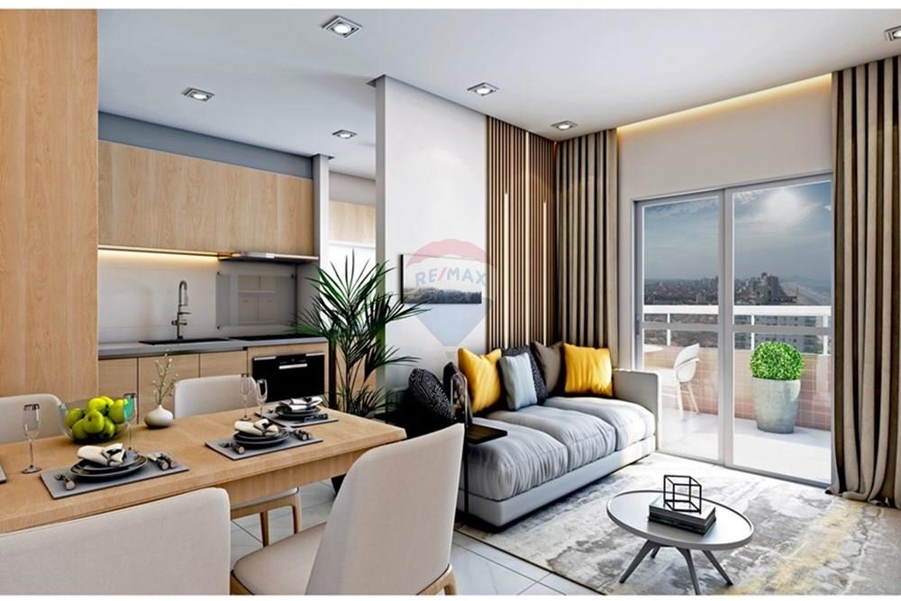 Apartamento - Venda - Praia Grande , São Paulo - 41-AP Tipo 3_Living_ang2_Res Parque das Araucarias_Arcoirismar_edit.jpeg - 690541227-413