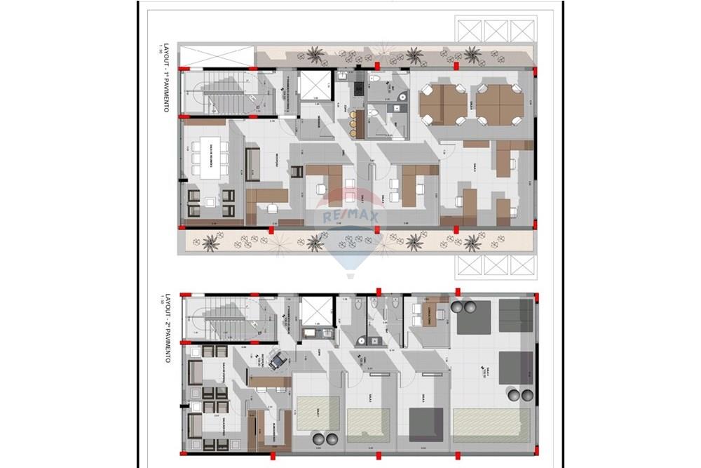 Cj. Comercial/ Sala - Alugar - Campinas , São Paulo - PLANTA 1 E 2 PAV.jpg - 690181009-54